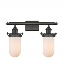  516-2W-OB-232-W - Kingsbury - 2 Light - 14 inch - Oil Rubbed Bronze - Bath Vanity Light