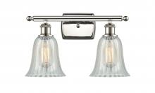  516-2W-PN-G2811 - Hanover - 2 Light - 16 inch - Polished Nickel - Bath Vanity Light