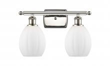  516-2W-PN-G81 - Eaton - 2 Light - 16 inch - Polished Nickel - Bath Vanity Light