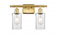  516-2W-SG-G804 - Clymer - 2 Light - 14 inch - Satin Gold - Bath Vanity Light