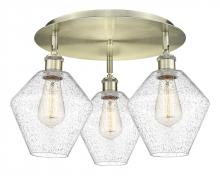  516-3C-AB-G654-8 - Cindyrella - 3 Light - 20 inch - Antique Brass - Flush Mount