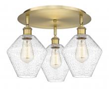  516-3C-BB-G654-8 - Cindyrella - 3 Light - 20 inch - Brushed Brass - Flush Mount