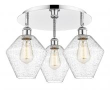  516-3C-PC-G654-8 - Cindyrella - 3 Light - 20 inch - Polished Chrome - Flush Mount