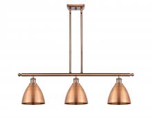  516-3I-AC-MBD-75-AC - Bristol - 3 Light - 36 inch - Antique Copper - Cord hung - Island Light