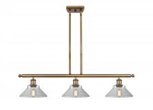  516-3I-BB-G132 - Orwell - 3 Light - 36 inch - Brushed Brass - Cord hung - Island Light