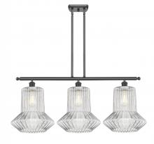  516-3I-BK-G212 - Springwater - 3 Light - 39 inch - Matte Black - Cord hung - Island Light