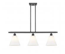  516-3I-BK-GBC-81 - Berkshire - 3 Light - 36 inch - Matte Black - Cord hung - Island Light