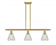  516-3I-SG-G275 - Conesus - 3 Light - 36 inch - Satin Gold - Cord hung - Island Light