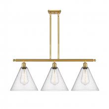  516-3I-SG-GBC-124 - Berkshire - 3 Light - 39 inch - Satin Gold - Cord hung - Island Light