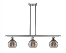  516-3I-SN-G556-6SM - Rochester - 3 Light - 36 inch - Brushed Satin Nickel - Cord hung - Island Light