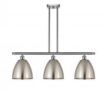  516-3I-SN-MBD-9-SN - Bristol - 3 Light - 36 inch - Brushed Satin Nickel - Cord hung - Island Light