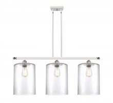  516-3I-WPC-G112-L - Cobbleskill - 3 Light - 36 inch - White Polished Chrome - Cord hung - Island Light