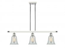  516-3I-WPC-G2811 - Hanover - 3 Light - 36 inch - White Polished Chrome - Cord hung - Island Light