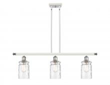  516-3I-WPC-G352 - Candor - 3 Light - 36 inch - White Polished Chrome - Cord hung - Island Light