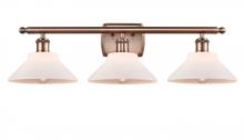  516-3W-AC-G131 - Orwell - 3 Light - 28 inch - Antique Copper - Bath Vanity Light