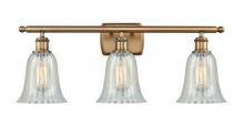  516-3W-BB-G2811 - Hanover - 3 Light - 26 inch - Brushed Brass - Bath Vanity Light