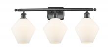  516-3W-BK-G651-8 - Cindyrella - 3 Light - 28 inch - Matte Black - Bath Vanity Light