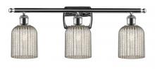  516-3W-PC-G559-5ME - Bridal Veil - 3 Light - 25 inch - Polished Chrome - Bath Vanity Light