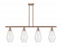  516-4I-AC-G654-7 - Cindyrella - 4 Light - 48 inch - Antique Copper - Cord hung - Island Light