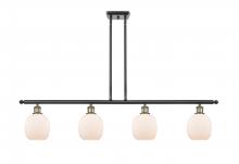  516-4I-BAB-G101 - Belfast - 4 Light - 48 inch - Black Antique Brass - Cord hung - Island Light