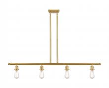 Innovations Lighting 516-4I-SG - Bare Bulb - 4 Light - 48 inch - Satin Gold - Cord hung - Island Light