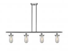  516-4I-SN-232-CL - Kingsbury - 4 Light - 48 inch - Brushed Satin Nickel - Cord hung - Island Light