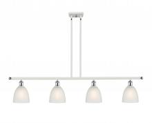  516-4I-WPC-G381 - Castile - 4 Light - 48 inch - White Polished Chrome - Cord hung - Island Light