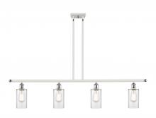  516-4I-WPC-G802 - Clymer - 4 Light - 48 inch - White Polished Chrome - Cord hung - Island Light