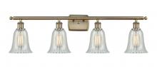  516-4W-AB-G2811 - Hanover - 4 Light - 36 inch - Antique Brass - Bath Vanity Light