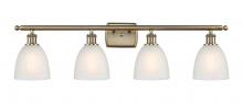  516-4W-AB-G381 - Castile - 4 Light - 36 inch - Antique Brass - Bath Vanity Light