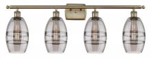  516-4W-AB-G557-6SM - Vaz - 4 Light - 36 inch - Antique Brass - Bath Vanity Light