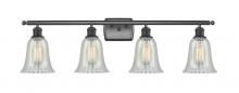  516-4W-BK-G2811 - Hanover - 4 Light - 36 inch - Matte Black - Bath Vanity Light