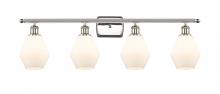  516-4W-PN-G651-6-LED - Cindyrella - 4 Light - 36 inch - Polished Nickel - Bath Vanity Light