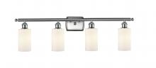  516-4W-SN-G801 - Clymer - 4 Light - 34 inch - Brushed Satin Nickel - Bath Vanity Light