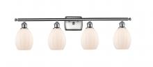  516-4W-SN-G81 - Eaton - 4 Light - 36 inch - Brushed Satin Nickel - Bath Vanity Light