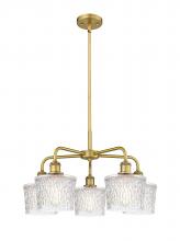  516-5CR-BB-G402 - Niagara - 5 Light - 25 inch - Brushed Brass - Chandelier