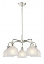  516-5CR-PN-G411 - Dayton - 5 Light - 24 inch - Polished Nickel - Chandelier