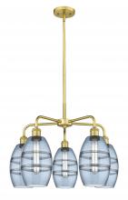  516-5CR-SG-G557-6BL - Vaz - 5 Light - 24 inch - Satin Gold - Chandelier