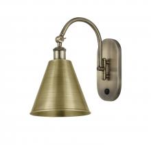 Innovations Lighting 518-1W-AB-MBC-8-AB - Berkshire - 1 Light - 8 inch - Antique Brass - Sconce