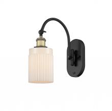  518-1W-BAB-G341 - Hadley - 1 Light - 5 inch - Black Antique Brass - Sconce