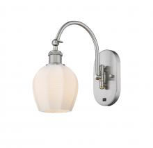  518-1W-SN-G461-6 - Norfolk - 1 Light - 6 inch - Brushed Satin Nickel - Sconce