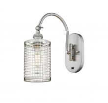  518-1W-SN-M18-SN - Nestbrook - 1 Light - 5 inch - Satin Nickel - Sconce