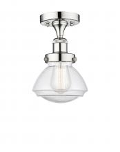 Innovations Lighting 616-1F-PC-G324 - Olean - 1 Light - 7 inch - Polished Chrome - Semi-Flush Mount