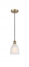 Innovations Lighting 616-1P-AB-G441 - Brookfield - 1 Light - 6 inch - Antique Brass - Cord hung - Mini Pendant