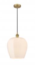  616-1P-BB-G461-12 - Norfolk - 1 Light - 12 inch - Brushed Brass - Cord hung - Mini Pendant