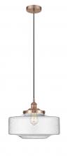  616-1PH-AC-G694-16 - Bridgeton - 1 Light - 16 inch - Antique Copper - Mini Pendant