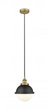  616-1PH-BB-HFS-81-BK - Edison - 1 Light - 9 inch - Brushed Brass - Mini Pendant