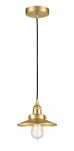 Innovations Lighting 616-1PH-SG-M4-SG - Edison - 1 Light - 8 inch - Satin Gold - Mini Pendant