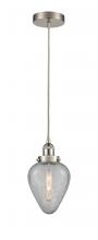  616-1PH-SN-G165 - Geneseo - 1 Light - 7 inch - Satin Nickel - Mini Pendant