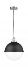  616-1PH-SN-HFS-122-BK - Edison - 1 Light - 13 inch - Satin Nickel - Mini Pendant